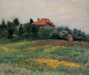 Gustave Caillebotte œuvres - Paysage normand Gustave Caillebotte